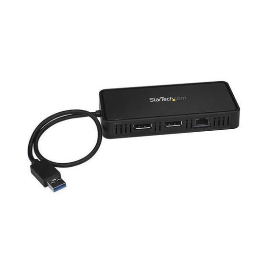 Docking Station USB 3.0 StarTech / Preto / USBA2DPGB_0