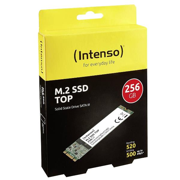 Intenso M.2 SSD TOP 256GB SATA III / Preto_0