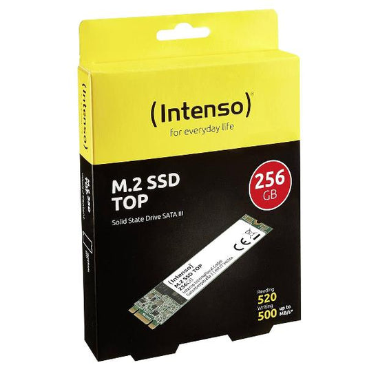 Intenso M.2 SSD TOP 256GB SATA III / Preto_0