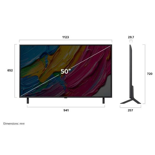 Televisor LG / 50 QNED 80A / 4K UHD WEBOS25 / PIEDINI LATERALI_0