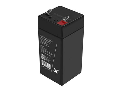 Green Cell AGM VRLA 4V 4Ah maintenance-free battery for the alarm system, cash register, toys_2