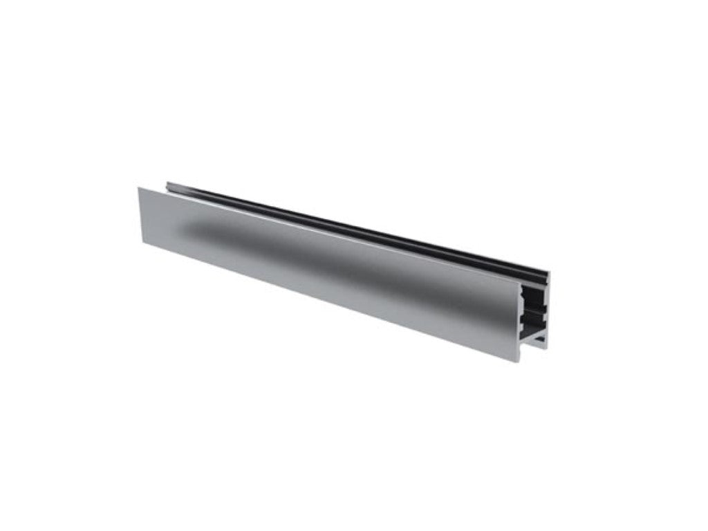 PERFIL PARA ILUMINAÇÃO ALU-SWISS PARA FAIXAS LED DE 6-8 mm, PERFIL LED EM ALUMÍNIO ANODIZADO PRATEADO - 2 m_0