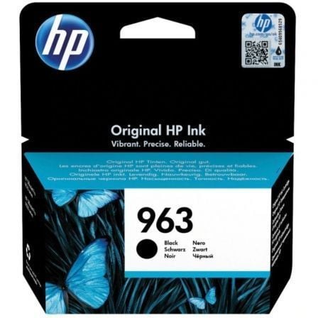 HP 963 Black Original Ink Cartridge cartucho de tinta 1 pieza(s) Rendimiento estándar_0