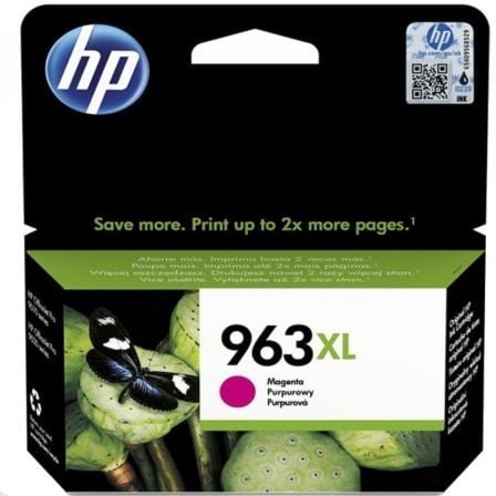 Cartucho de Tinta Original HP nº963 XL Alta Capacidad/ Magenta_0