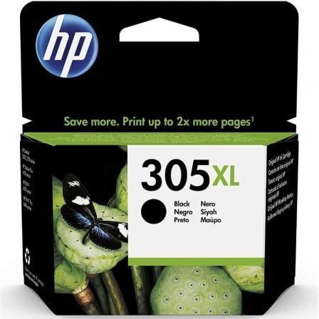 HP 305XL High Yield Black Original Ink Cartridge cartucho de tinta 1 pieza(s) Alto rendimiento (XL)_0