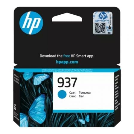 Cartucho de Tinta Original HP nº937/ Cian_0