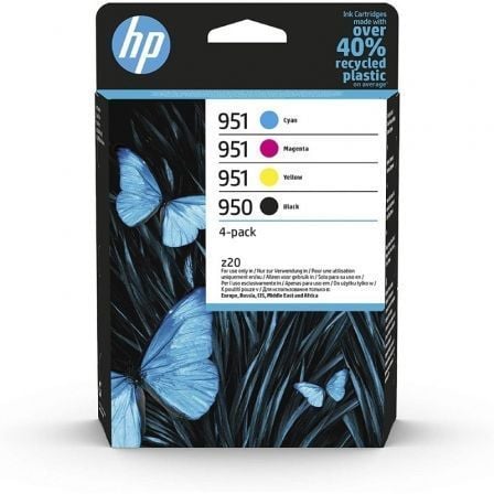 Cartucho de Tinta Original HP nº950 + nº951 Cian/ Magenta/ Amarillo/ Negro_0