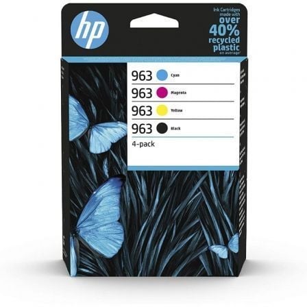 Cartucho de Tinta Original HP nº963 Multipack/ Cian/ Magenta/ Amarillo/ Negro_0