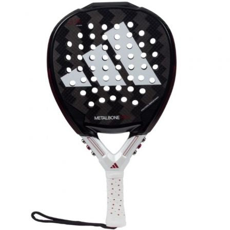 Pala de Pádel Adidas Metalbone HRD+ 2024/ Negra y Blanca (Ale Galan)_0