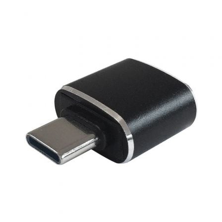 Adaptador USB 3.0 Tipo-C AISENS / Preto / A108-0369