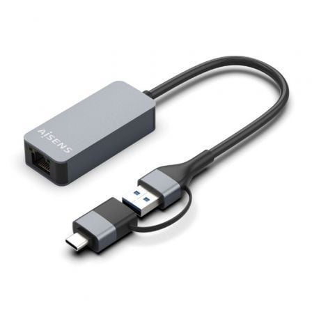 Adaptador USB 3.2 Gen1 AISENS / Gris / A109-0710