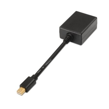 Conversor AISENS Mini DisplayPort Macho - VGA Hembra / Preto / A125-0135