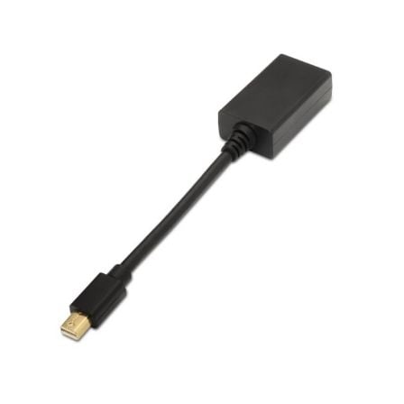 Cabo Conversor AISENS A125-0137 / Mini DisplayPort Macho - HDMI Fêmea / 15cm / Preto