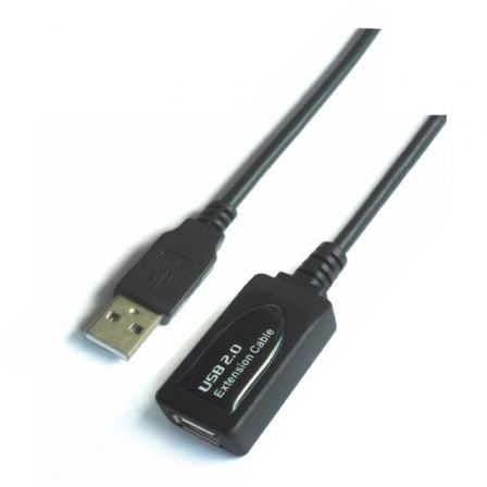 Cabo Alargador USB 2.0 AISENS / Preto / A101-0020 / Até 2.5W / 15m