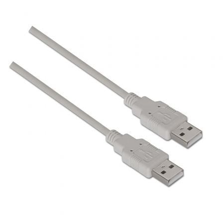 Cabo USB 2.0 AISENS / Beige / 2m / A101-0022