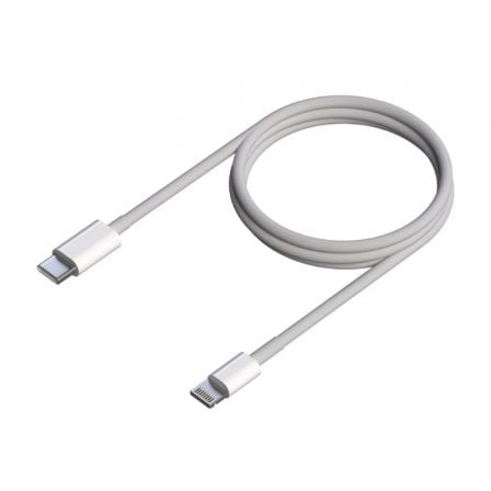 Cabo USB 2.0 Tipo-C Lightning AISENS / 50cm / Branco / A102-0543