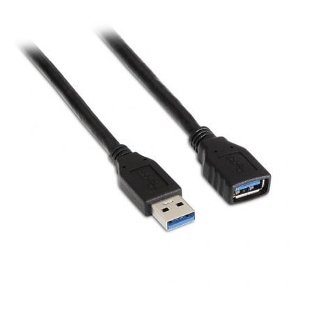 Cabo Alargador USB 3.0 Aisens / Até 9W / 625Mbps / 1m / Preto / A105-0041