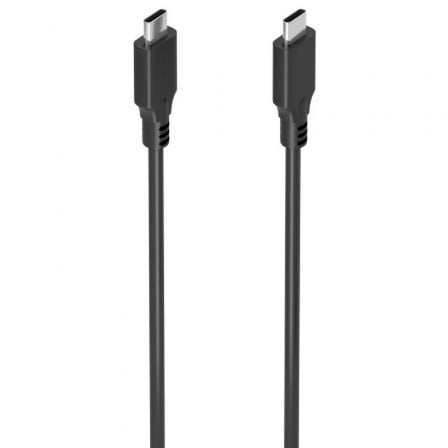 Cable USB 3.2 Tipo-C Aisens A107-0874 20GBPS 5A 100W/ USB Tipo-C Macho - USB Tipo-C Macho/ Hasta 100W/ 2m/ Gris_0