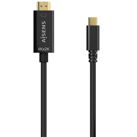 Cabo Conversor HDMI AISENS A109-0624 / Preto / 4K / 1.8m