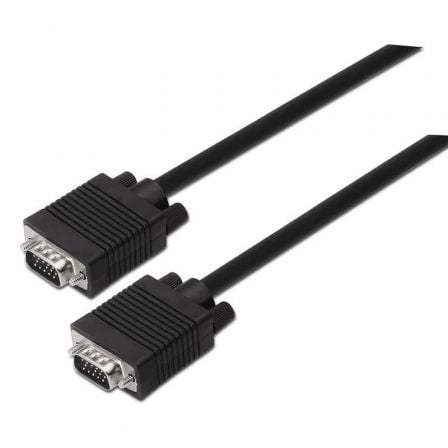 Cabo SVGA Aisens A113-0068 / VGA Macho - VGA Macho / 1.8m / Preto
