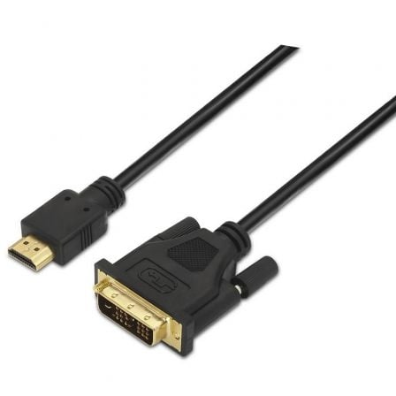 Cabo HDMI AISENS A117-0090 / HDMI Macho / DVI Macho / 1.8m / Preto