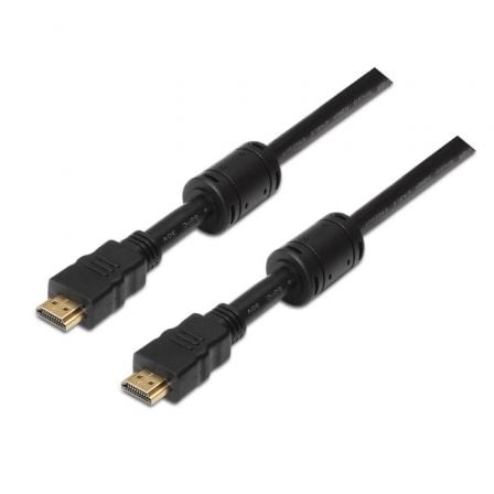 Cabo HDMI 1.4 Aisens A119-0102 / HDMI Macho - HDMI Macho / Até 10W / 720Mbps / 10m / Preto