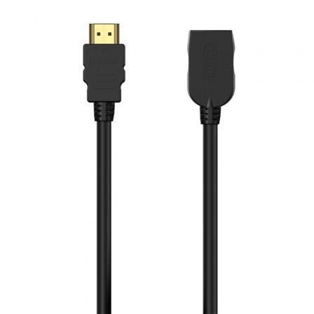 Cable Alargador HDMI AISENS A120-0545 / HDMI Macho - HDMI Hembra / 10W / 2250Mbps / 2m / Preto