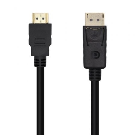 Cabo Conversor AISENS A125-0460 / Displayport Macho - HDMI Macho / 3m / Preto