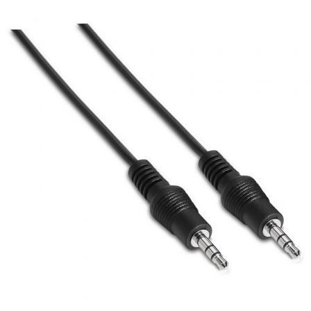 Cable Estéreo Aisens A128-0141/ Jack 3.5 Macho - Jack 3.5 Macho/ Hasta 0.1W/ 30cm/ Negro_0
