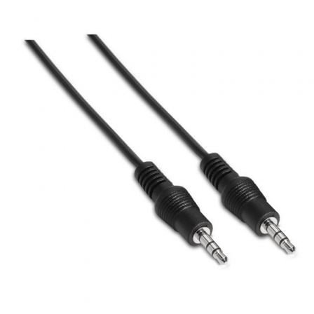 Cable Estéreo Aisens A128-0142/ Jack 3.5 Macho - Jack 3.5 Macho/ Hasta 0.1W/ 1.5m/ Negro_0