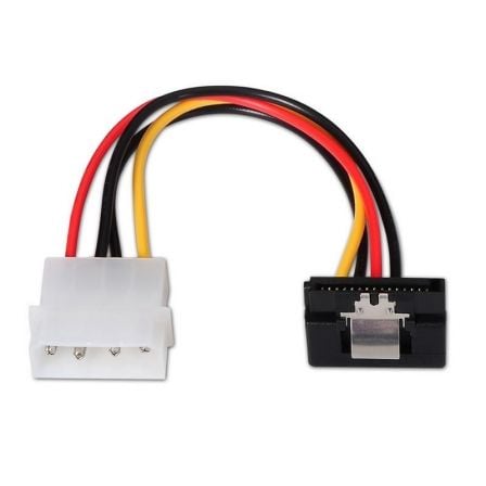 Cabo Alimentação SATA AISENS A131-0163 / Até 54W / 16cm / Preto