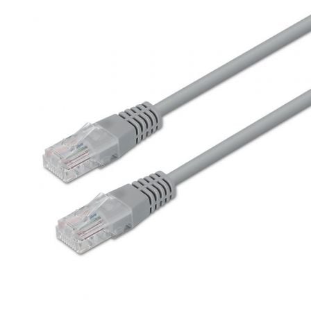 Cable de Rede RJ45 AISENS / Cat.5e / 15m / Gris / A133-0184