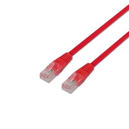 Cable de Red RJ45 UTP Aisens A133-0188 Cat.5e/ 1m/ Rojo_0
