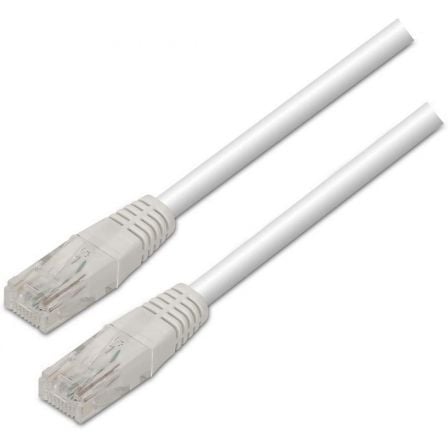 Cable de Red RJ45 UTP Aisens A133-0197/ Cat.5e/ 1m/ Blanco_0