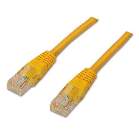 Cabo de Rede RJ45 UTP AISENS / Cat.6 / 2m / Amarelo / A135-0255