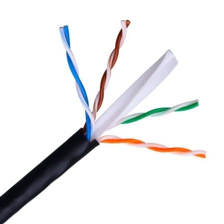 Bobina de Cable RJ45 para Exteriores UTP Aisens A135-0264 Cat.6/ 305m/ Impermeable/ Negro_0