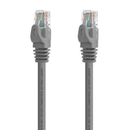 Cable de Red RJ45 AISENS / Cat.6A / 3m / Gris / A145-0328