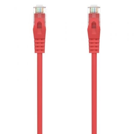 Cable de Red RJ45 AWG24 UTP Aisens A145-0559 Cat.6A/ LSZH/ 1m/ Rojo_0