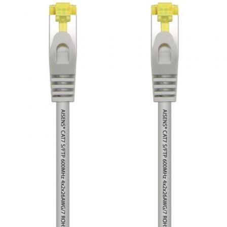Cable de Red RJ45 S/FTP Aisens A146-0332 Cat.7/ 25cm/ Gris_0