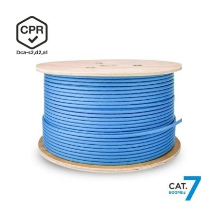 Bobina de Cable RJ45 SFTP AWG23 LSZH CPR Dca Aisens A146-0665 Cat.7/ 305m/ Azul_0