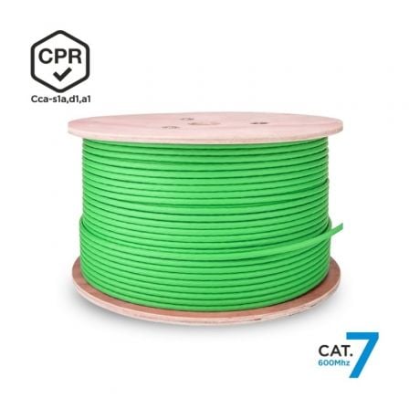 Bobina de Cable RJ45 SFTP AWG23 LSZH CPR Cca Aisens A146-0667 Cat.7/ 305m/ Verde_0