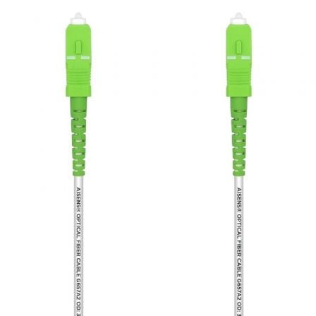 Cable de Fibra Óptica G657A2 3.0 Aisens A152-0497/ LSZH/ 7m/ Blanco_0