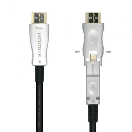 Cabo HDMI 2.0 AISENS / 4K Desmontável / 15m / Preto / A148-0510