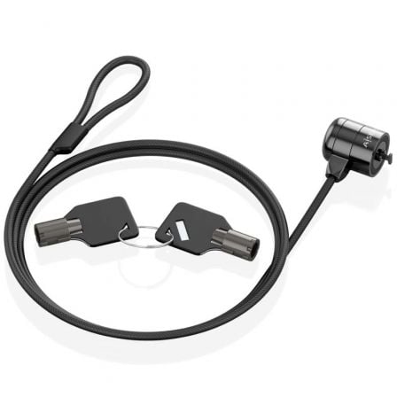 AISENS ASLK-D40K04-BK cable antirrobo Negro 1,5 m_0