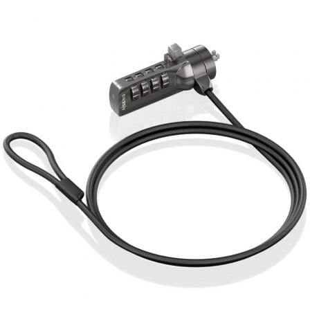 AISENS ASLK-D40N03-BK cable antirrobo Negro 1,5 m_0