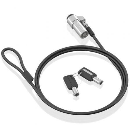 AISENS ASLK-D45K06-BK cable antirrobo Negro 1,5 m_0