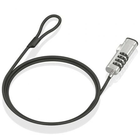 AISENS ASLK-D50N05-BK cable antirrobo Negro 1,5 m_0