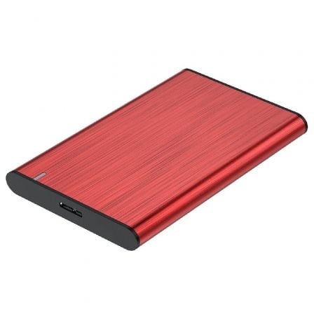 Caja Externa para Disco Duro de 2.5" Aisens ASE-2525RED/ USB 3.1/ Sin tornillos_0