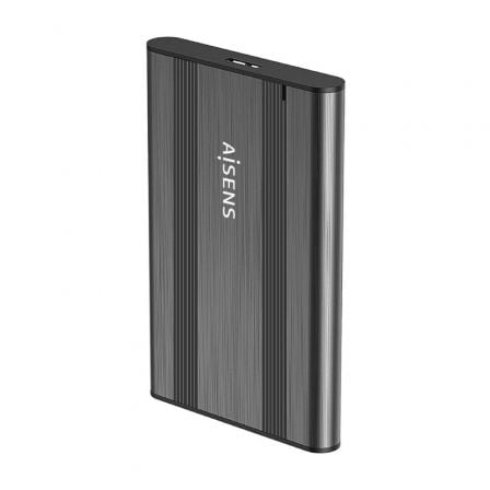 Caja Externa para Disco Duro de 2.5" Aisens ASE-2526GR/ USB 3.1/ Sin tornillos_0