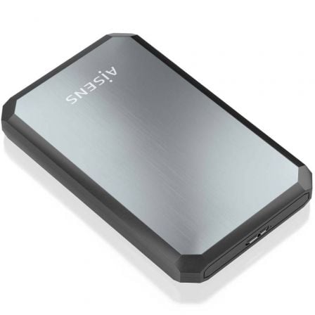 AISENS ASE-2529B caja para disco duro externo Carcasa de disco duro/SSD Negro, Gris 2.5"_0